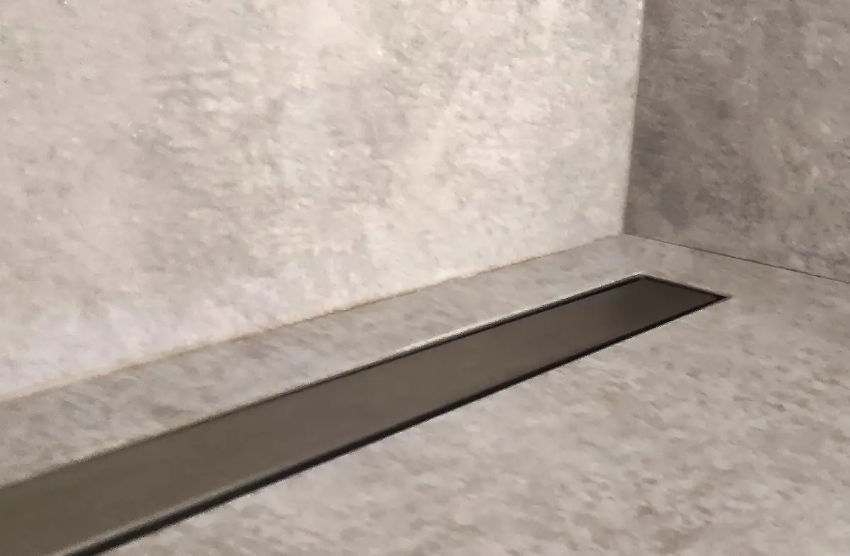 Ralo linear para chuveiro em aço inoxidável