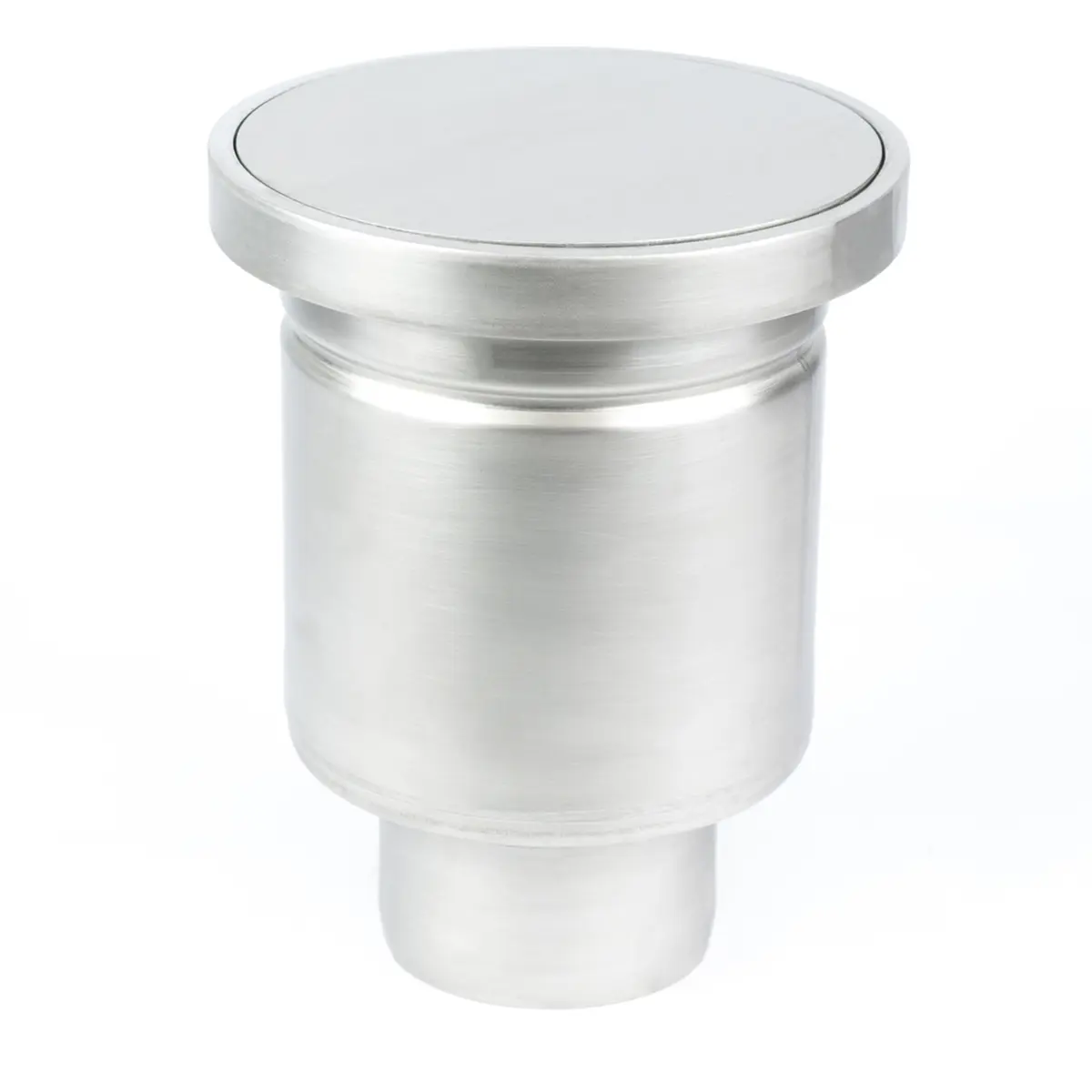 Dreno vertical redondo com tampa selada