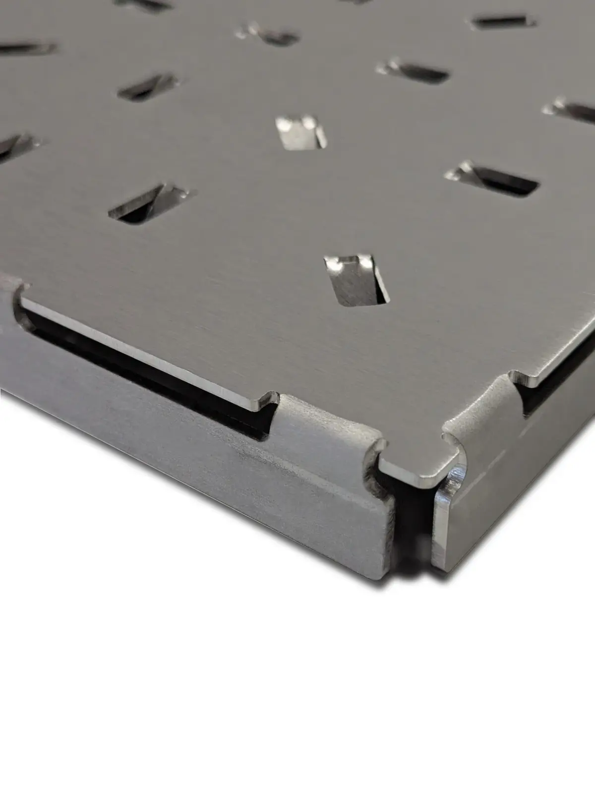 Placas de chão de aço inoxidável