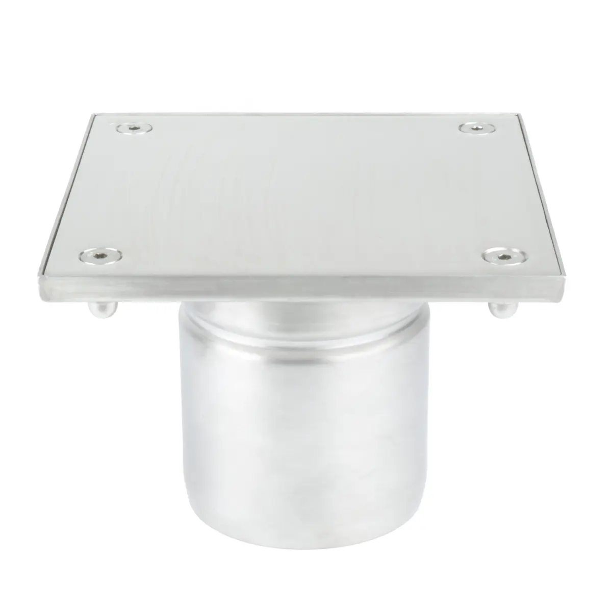 Abertura de inspeção vertical em aço inoxidável com tampa de placa aparafusada