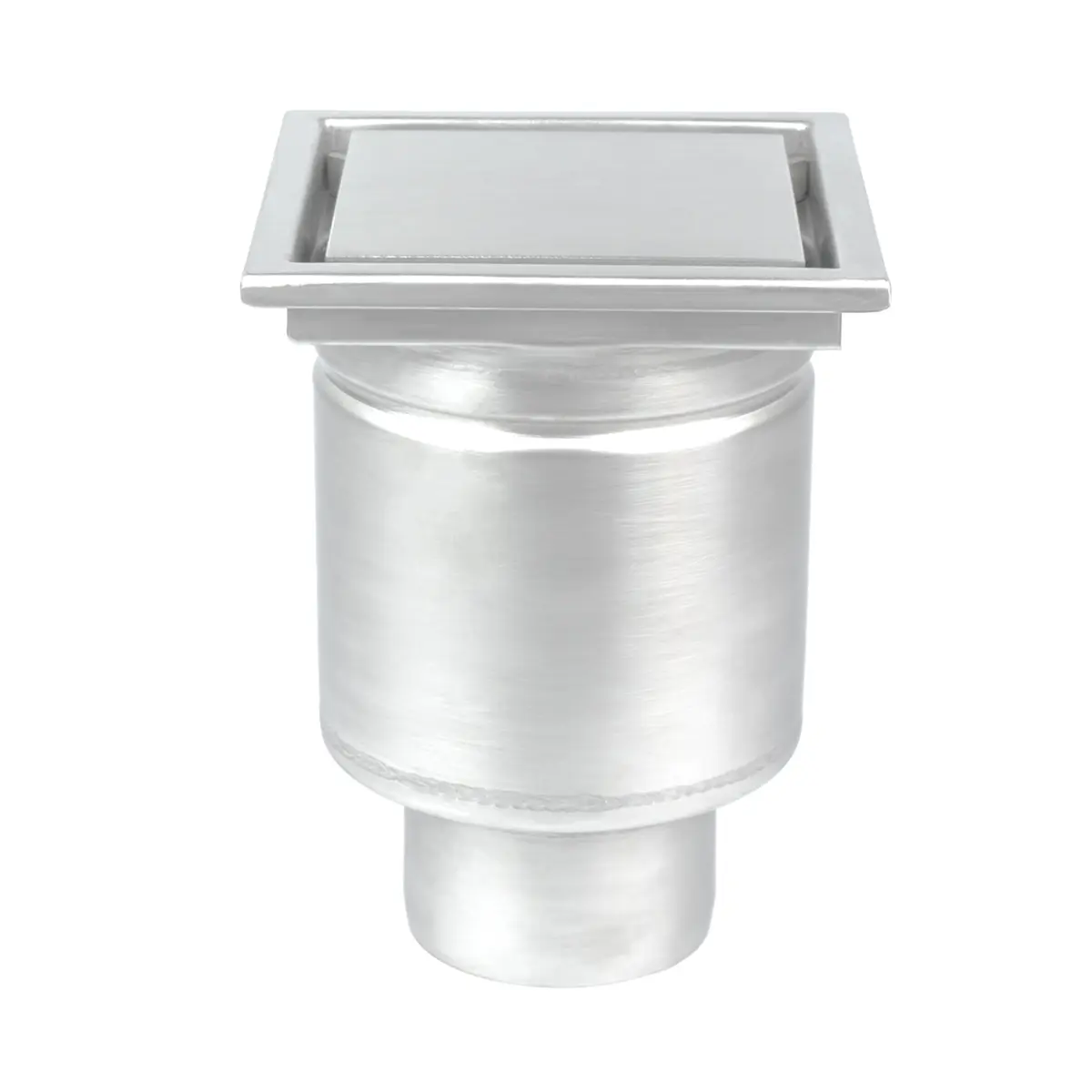 Ralo vertical quadrado com tampa de placa